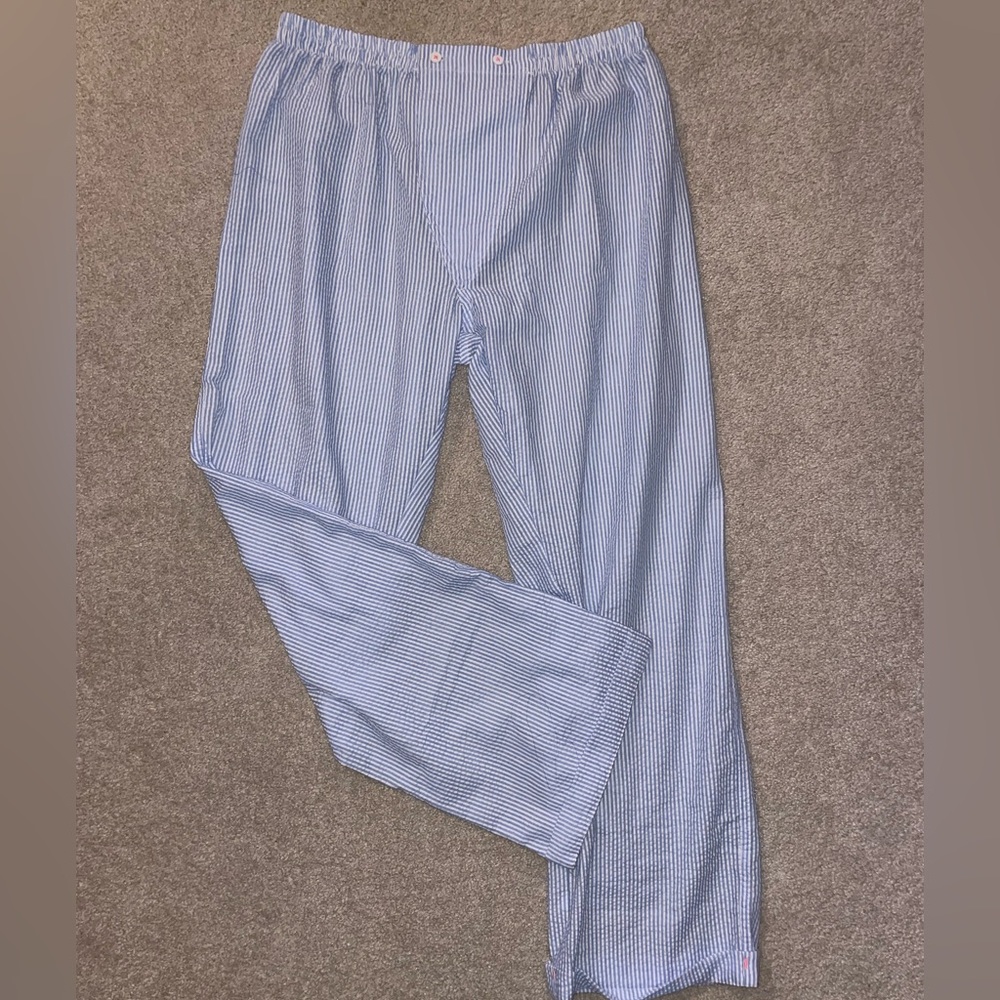 Free People Blue Striped Pants. NEW WITH TAGS.